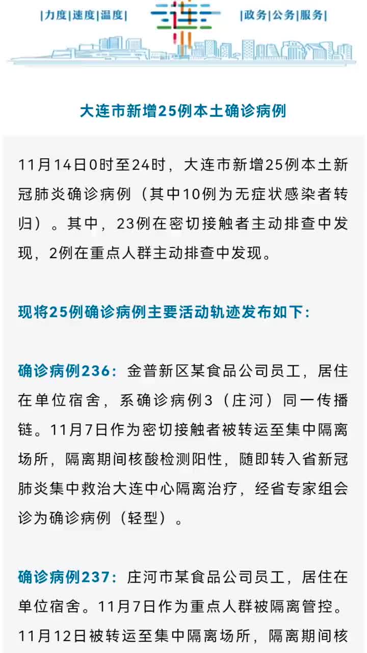 最新大连确诊病例轨迹揭秘